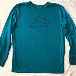 𝅺nwot Kids Large (14/16) LL Bean LS Graphic Shirt